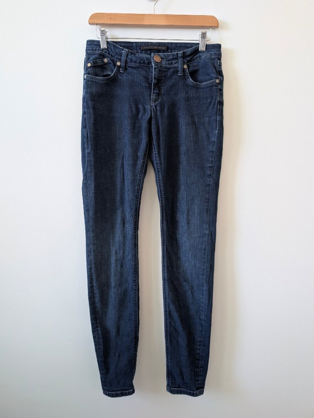 VICTORIA BECKHAM Gradient Slate Skinny Jeans| Size 28